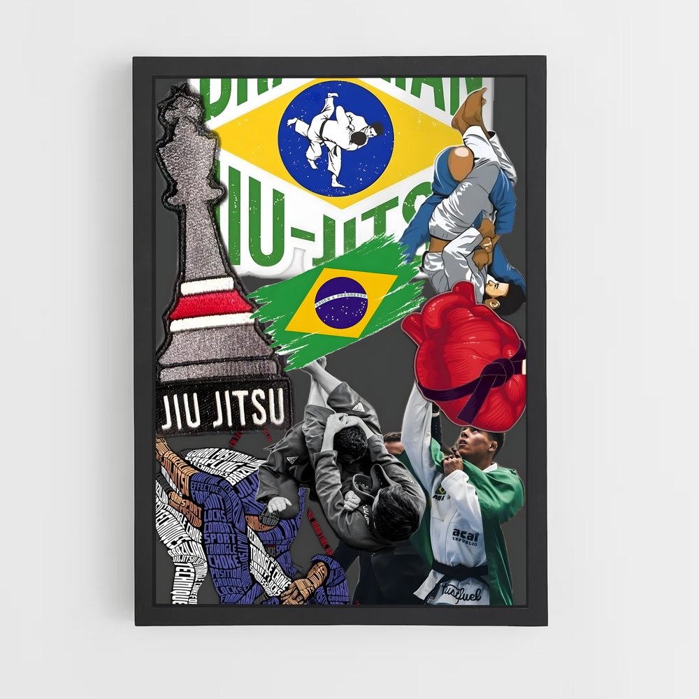 Poster L'Art du Jiu-Jitsu – affiche Jiu-jitsu brésilien (vue 2)